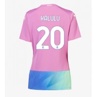 AC Milan Pierre Kalulu #20 Replica Third Shirt Ladies 2023-24 Short Sleeve